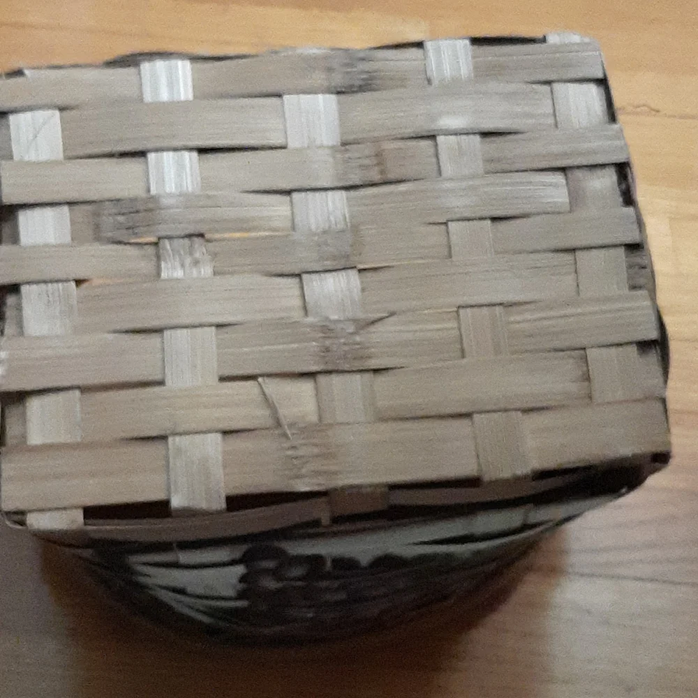 Painted Grapes Basket